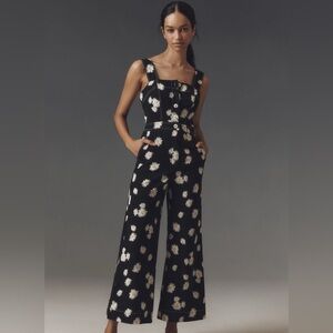 Maeve Portside Button-Front Jumpsuit